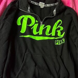 Pink half zip up